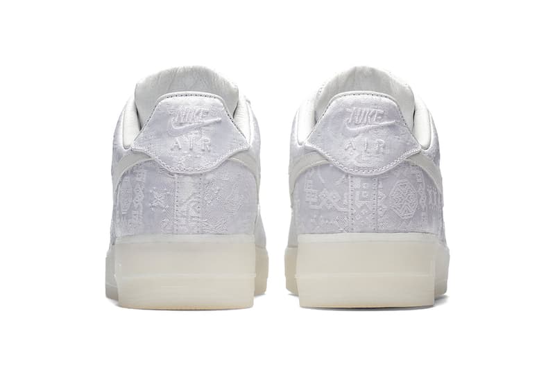 CLOT x Nike Air Force 1「白絲綢」官方發售信息公開