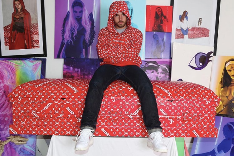 潮流收藏家 Eric Whiteback 免費送出 Supreme x LV 客製棺材