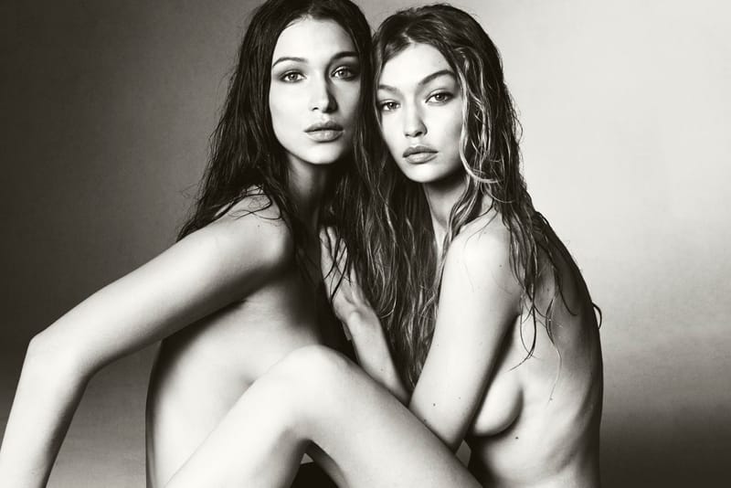 Hadid 姐妹全裸登上英國版《Vogue》三月号雜誌