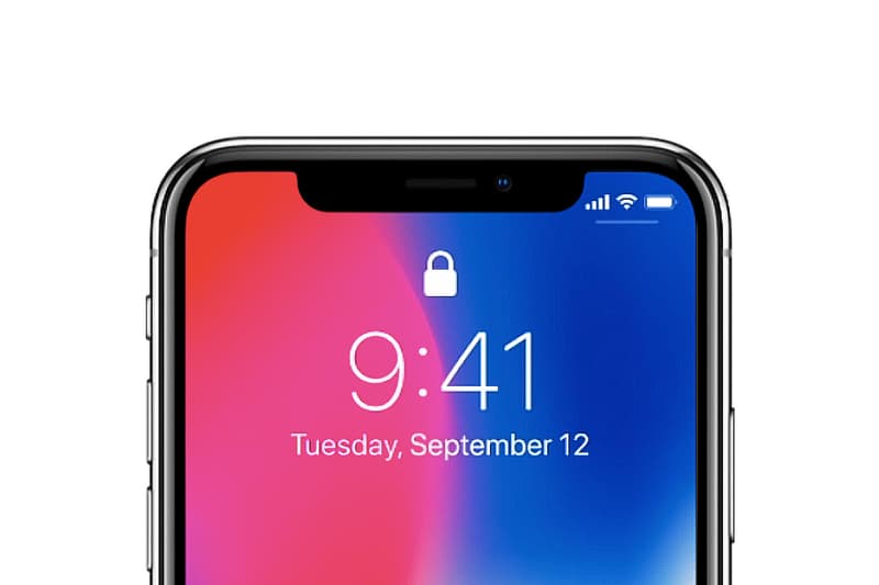 iPhone X「M」字刘海其实是 Apple 獨家專利設計