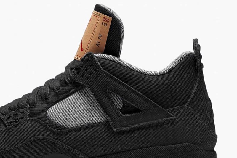 Levi's x Air Jordan 4「Black Denim」配色或将于 6 月登场