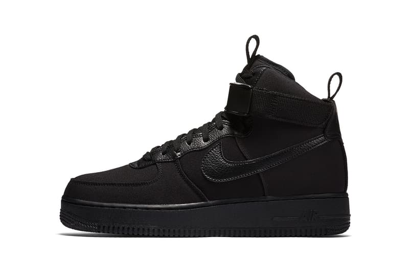 Nike Air Force 1 High 全新配色設計「Triple Black」