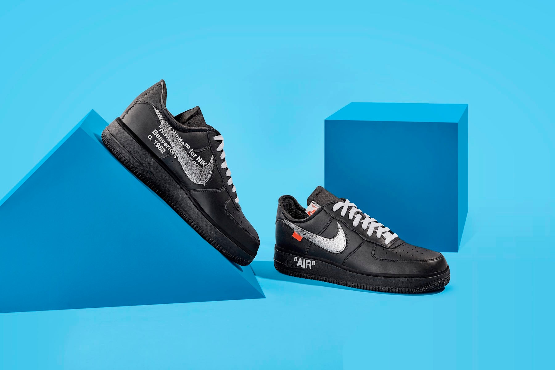 Virgil Abloh x Nike Air Force 1 for MoMA 聯名鞋款正式發佈