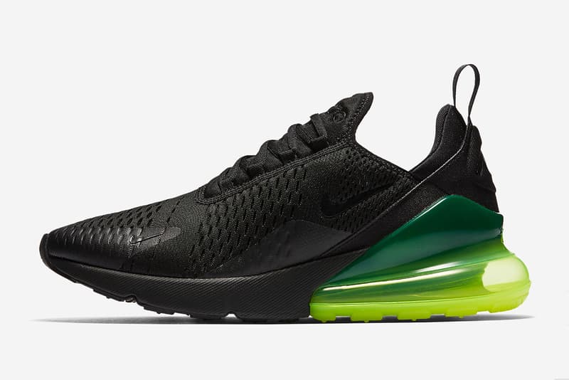 Nike Air Max 270 全新配色設計「Neon Green」