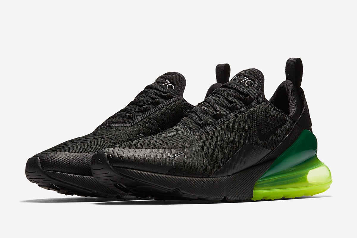 Nike Air Max 270 全新配色設計「Neon Green」