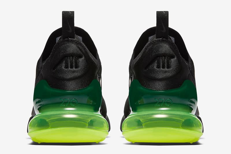 Nike Air Max 270 全新配色設計「Neon Green」