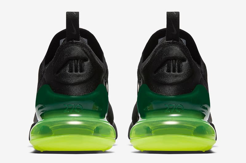 Nike Air Max 270 全新配色設計「Neon Green」