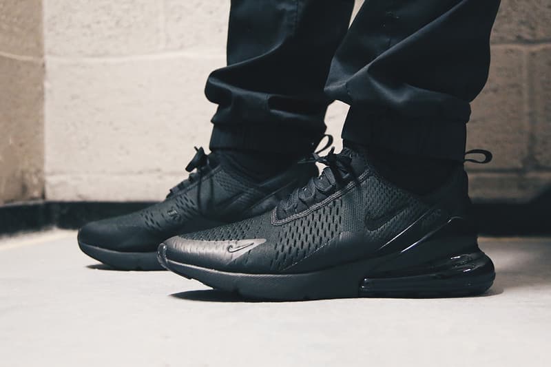 Nike 全新跑鞋 Air Max 270「Triple Black」上腳預覽