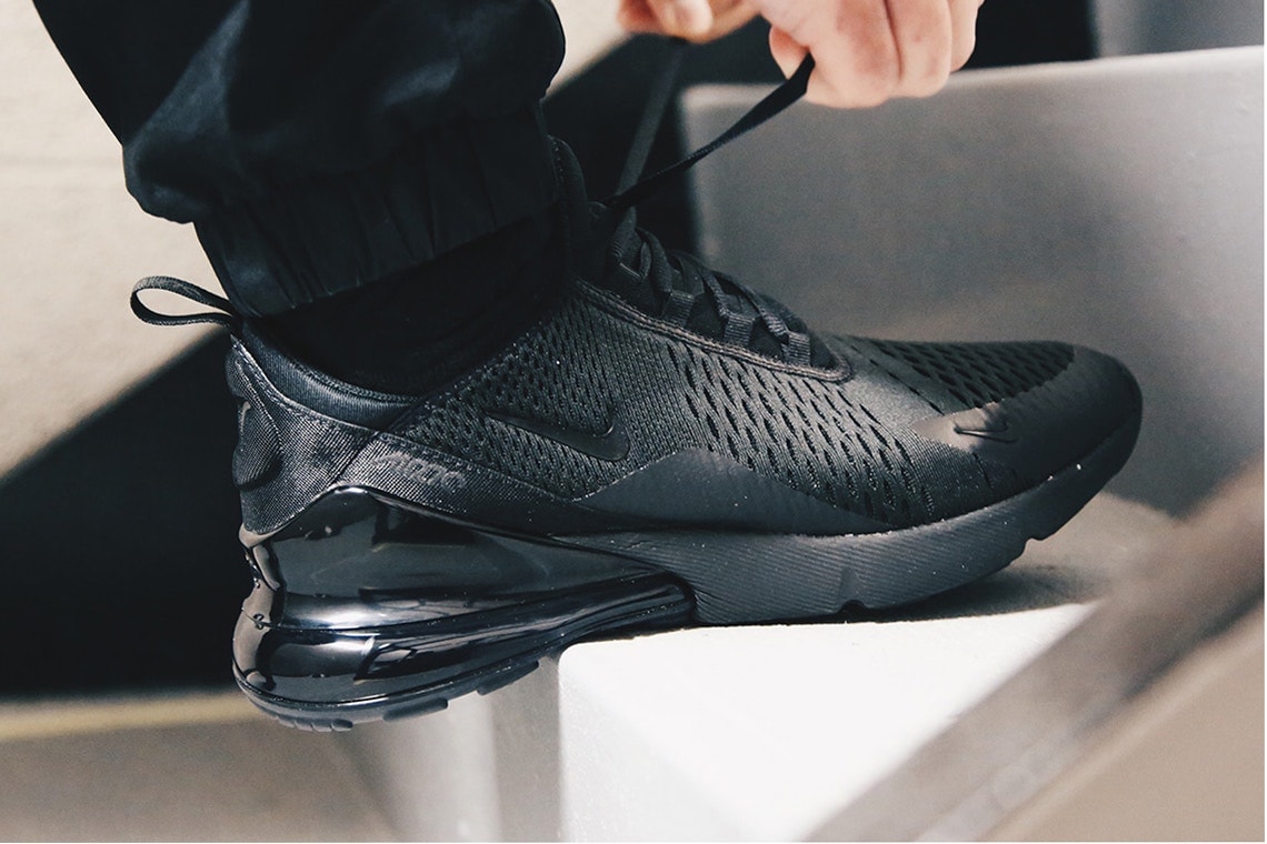 Nike 全新跑鞋 Air Max 270「Triple Black」上腳預覽