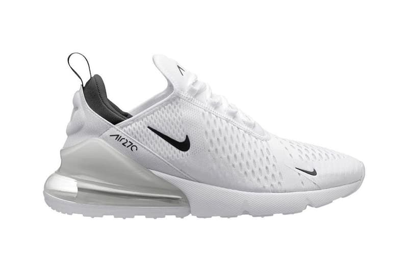 搶先預覽 Nike Air Max 270 全新配色設計「Core White」