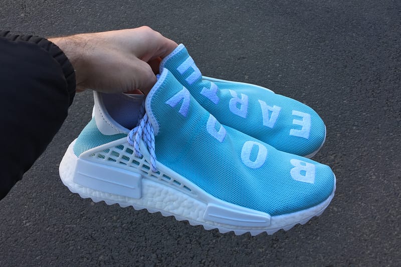 Pharrell x adidas Originals Hu NMD 全新天藍配色諜照曝光