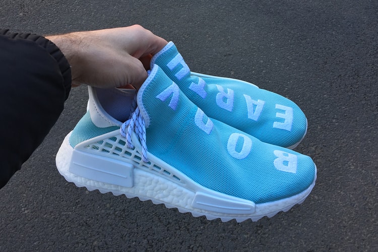 Pharrell x adidas Originals Hu NMD 全新天藍配色諜照曝光