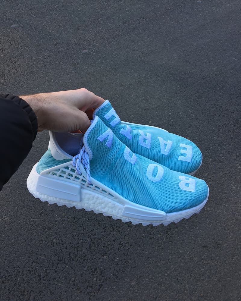 Pharrell x adidas Originals Hu NMD 全新天藍配色諜照曝光