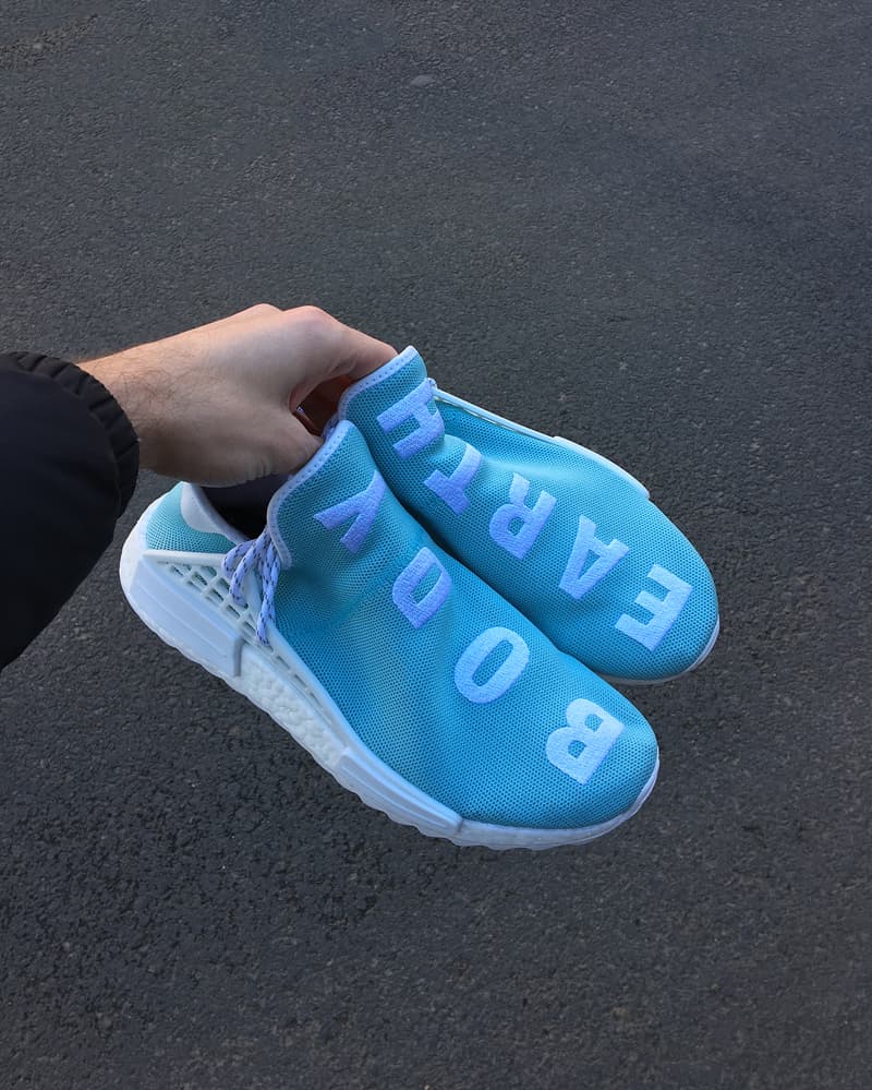 Pharrell x adidas Originals Hu NMD 全新天藍配色諜照曝光