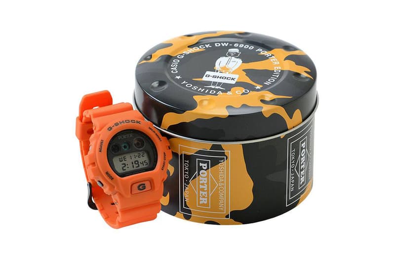 PORTER x G-SHOCK 全新 DW-6900 聯名錶款