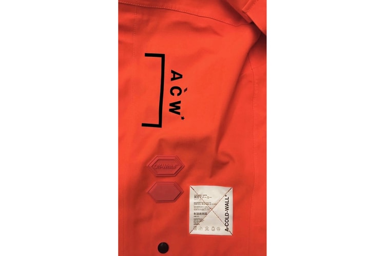 A-COLD-WALL* x Off-White™ 聯名企劃曝光