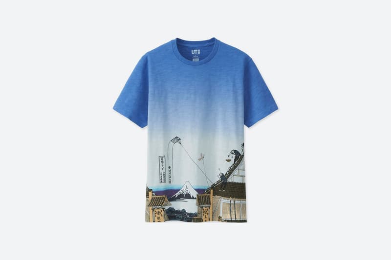 UNIQLO UT x 葛飾北齋「Hokusai Blue」別注系列上架