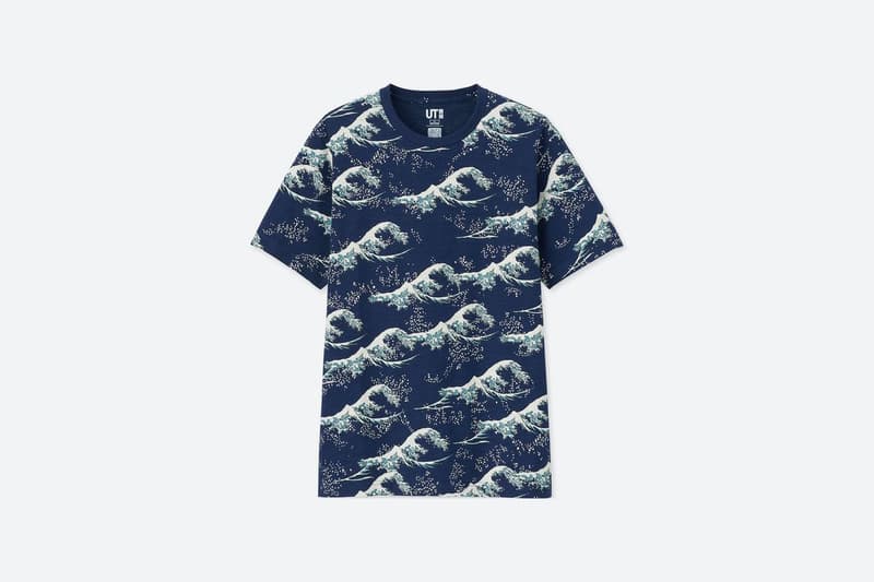 UNIQLO UT x 葛飾北齋「Hokusai Blue」別注系列上架