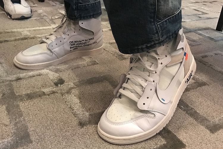 Virgil Abloh x Air Jordan 1 白色聯乘鞋款發售日曝光?