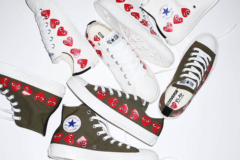 COMME des GARÇONS PLAY x Converse 2018 春夏聯名 Chuck Taylor All Star 系列