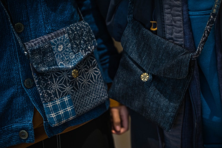 近賞 LAKH supply 精製丹寧布拼湊小物袋