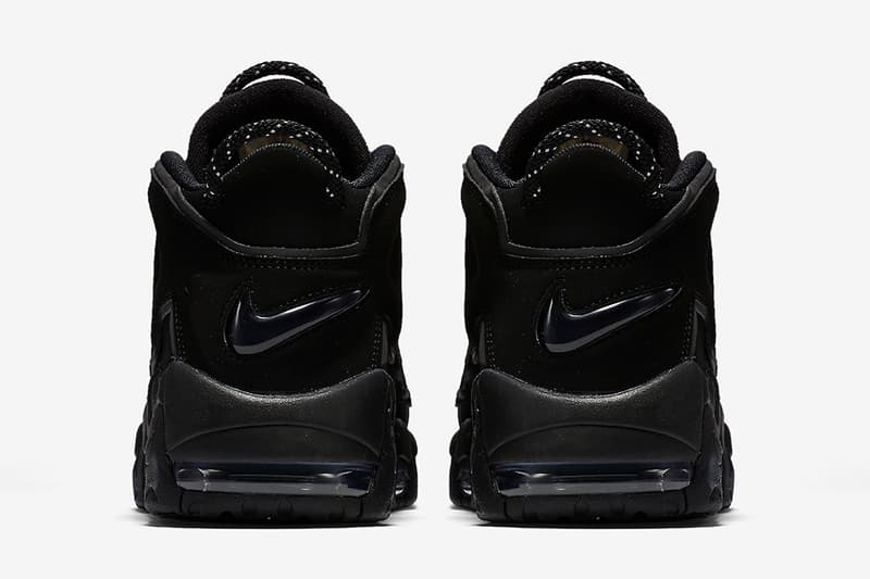 Nike Air More Uptempo 全新配色設計「Triple Black Reflective」