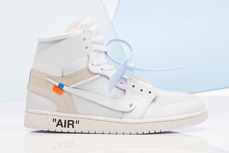 白色版 Virgil Abloh x Air Jordan 1 官方發售店鋪完整公開