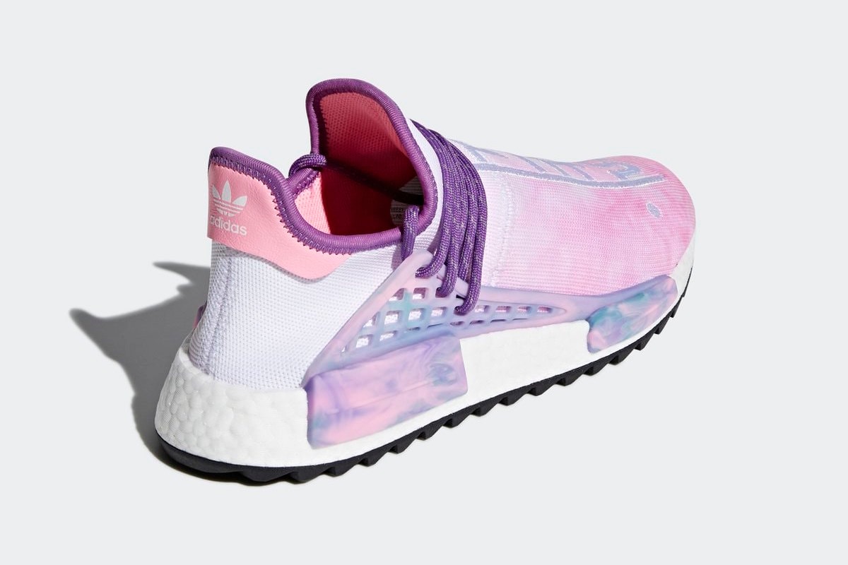 Pharrell x adidas Originals 全新聯名 Hu NMD Holi「Pink Glow」配色官方圖片釋出