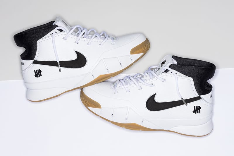 近賞 UNDEFEATED x Nike Kobe 1 Protro 白色聯名設計