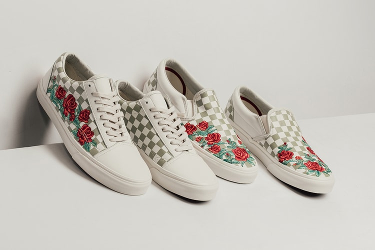 Vans 2018 春夏全新「Rose Embroidery」系列