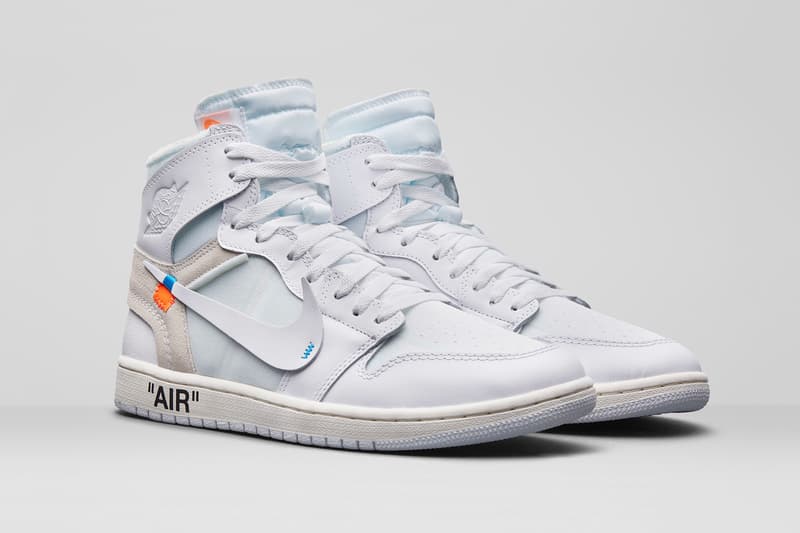 Virgil Abloh x Air Jordan 1 白色版官方圖片及發售信息揭曉