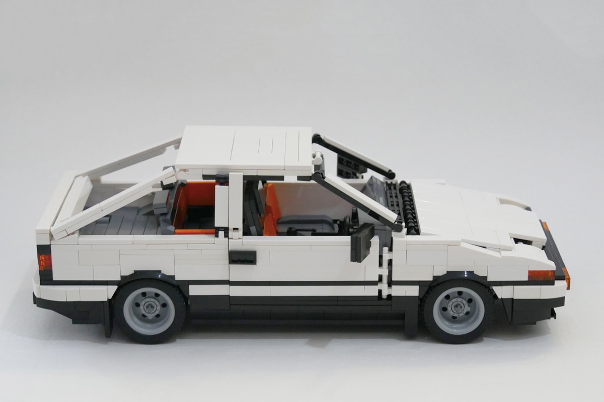 LEGO Ideas 用户重组經典 AE86 汽车模型