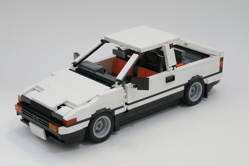 LEGO Ideas 用户重组經典 AE86 汽车模型