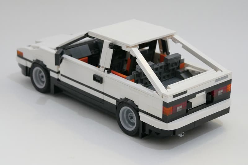 LEGO Ideas 用户重组經典 AE86 汽车模型