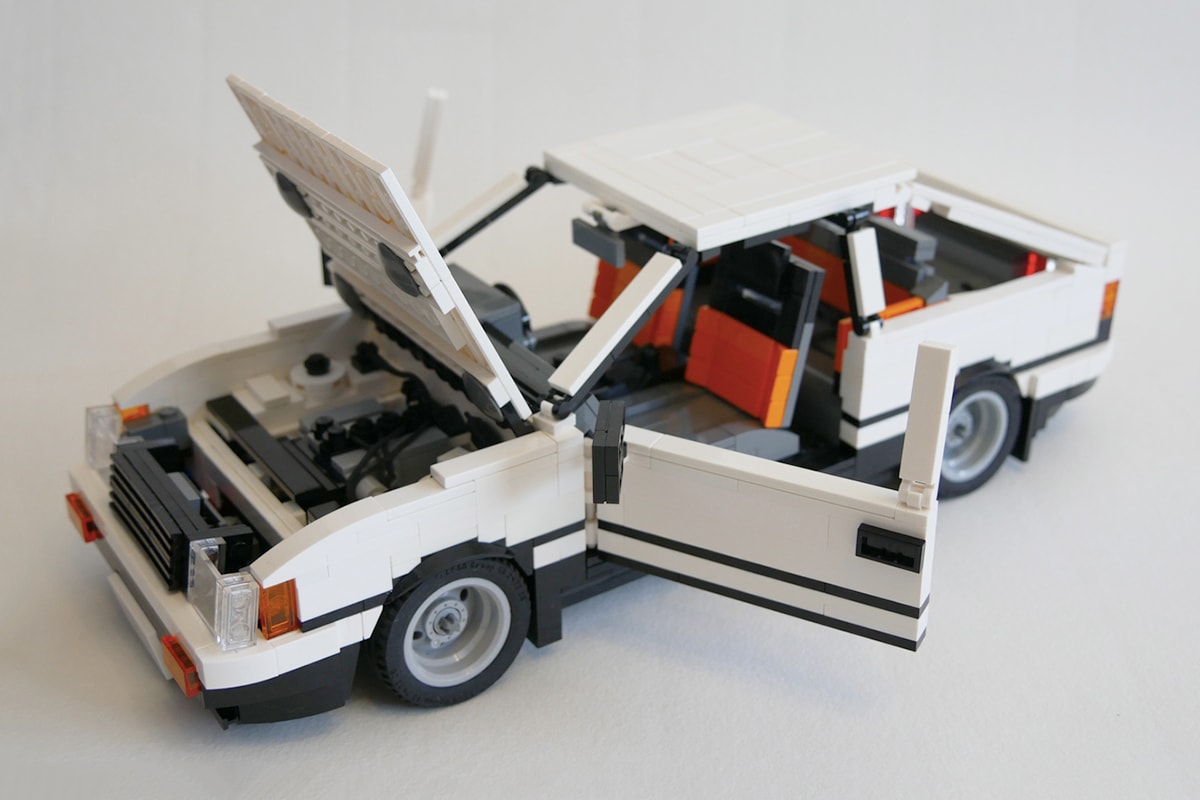 LEGO Ideas 用户重组經典 AE86 汽车模型