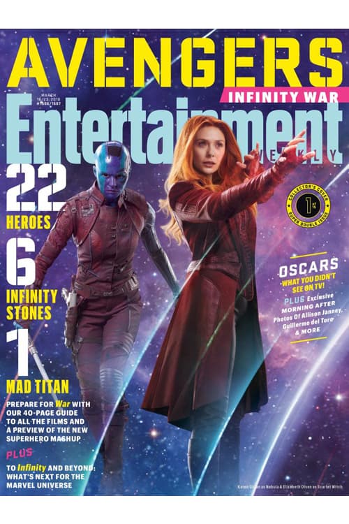 《Avengers: Infinity War》全員登上《Entertainment Weekly》最新一期封面