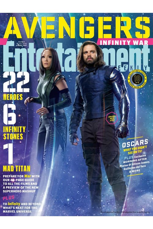 《Avengers: Infinity War》全員登上《Entertainment Weekly》最新一期封面