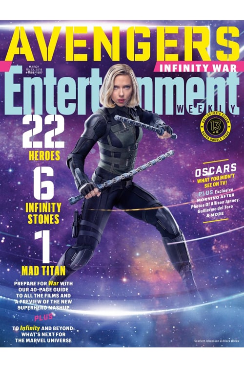《Avengers: Infinity War》全員登上《Entertainment Weekly》最新一期封面