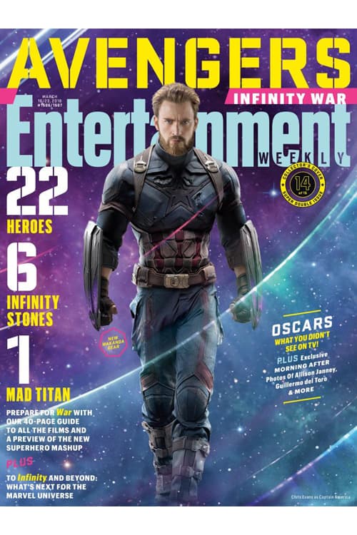 《Avengers: Infinity War》全員登上《Entertainment Weekly》最新一期封面