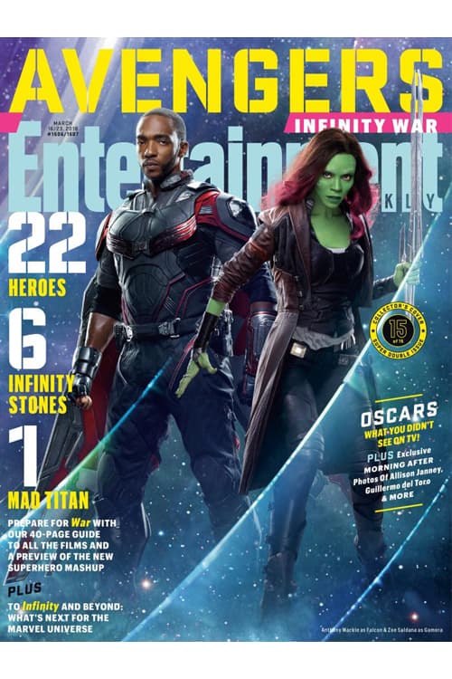 《Avengers: Infinity War》全員登上《Entertainment Weekly》最新一期封面