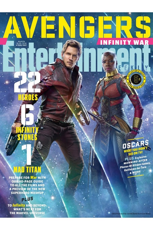 《Avengers: Infinity War》全員登上《Entertainment Weekly》最新一期封面
