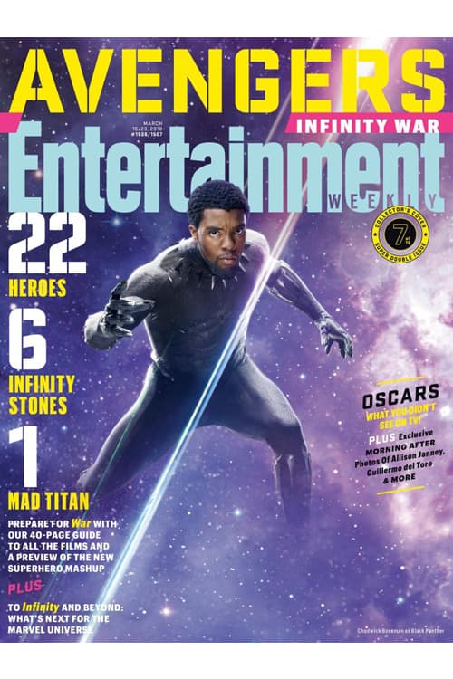 《Avengers: Infinity War》全員登上《Entertainment Weekly》最新一期封面