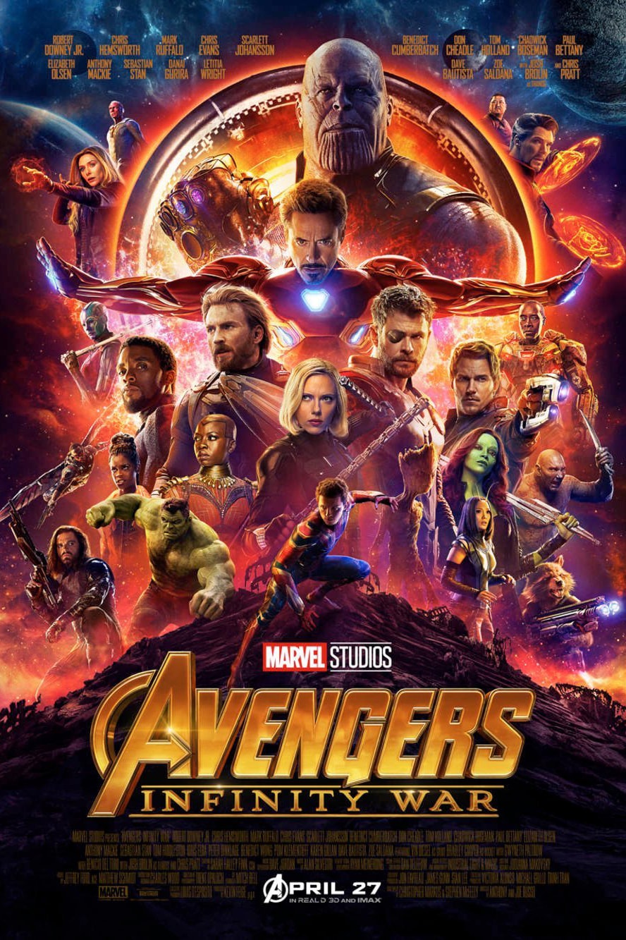 《Avengers: Infinity War》電影官方海報正式發佈