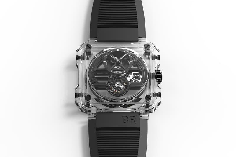 Bell & Ross 發佈全新 BR-X1 Skeleton Tourbillon Sapphire 腕錶