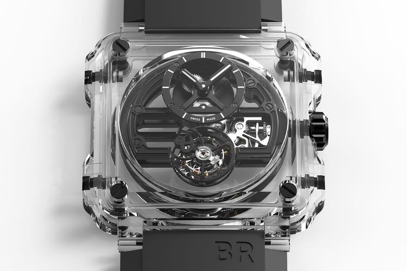 Bell & Ross 發佈全新 BR-X1 Skeleton Tourbillon Sapphire 腕錶