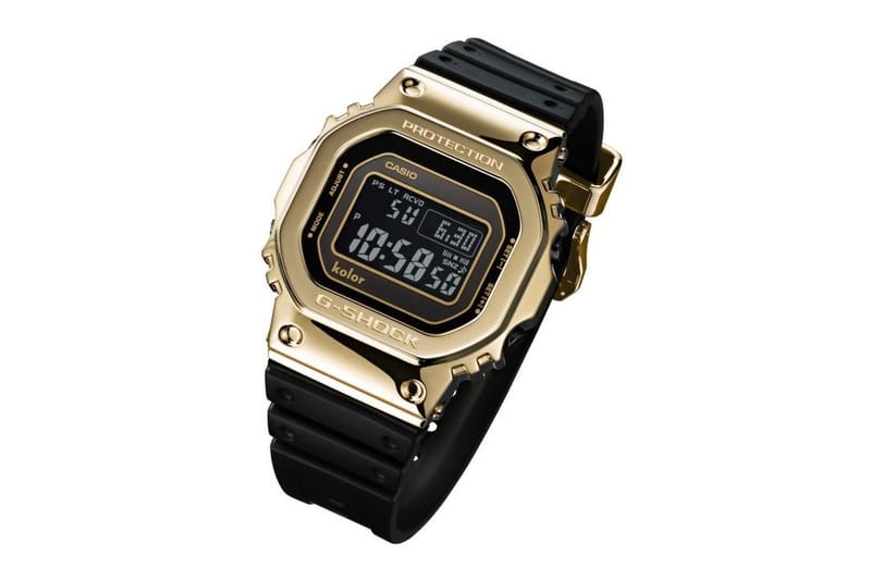 Kolor x G-Shock GMW-B5000 黑金联名腕表