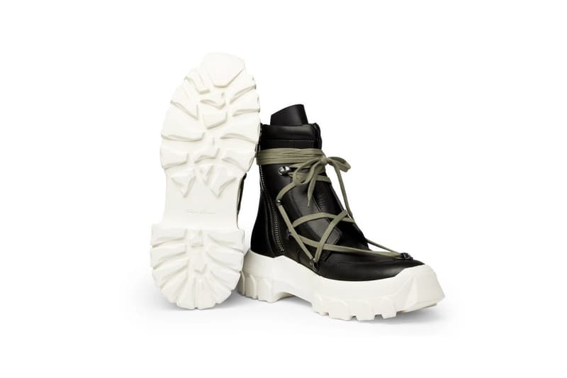 Rick Owens 全新暗黑大作「DIRT」Leather Hiking Boot 正式上架