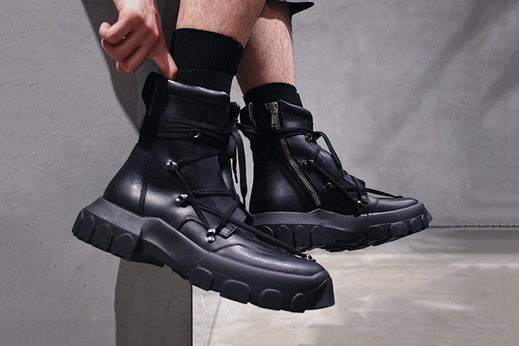 Rick Owens 全新 Lace-Up Hiking Boots 更多諜照釋出