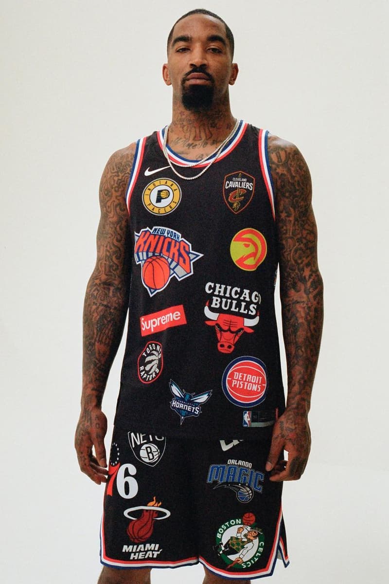 J.R. Smith 演繹全新 Supreme x Nike x NBA 聯名球衣系列