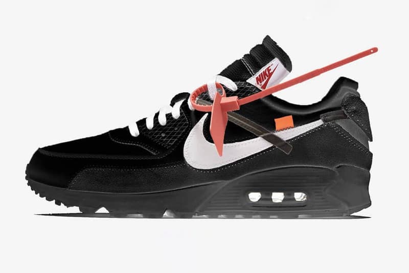 疑似 Virgil Abloh x Nike Air Max 90 全新黑色版本曝光